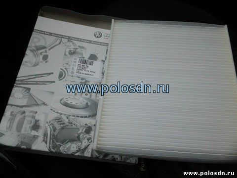 Замена салонного фильтра Поло седан