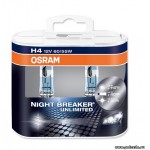 купить Лампа цоколь H4 NIGHT BREAKER UNLIMITED 2 шт Osram фото Лампа цоколь H4 NIGHT BREAKER UNLIMITED 2 шт Osram