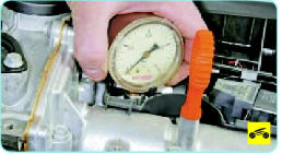 Проверка компрессии в цилиндрах Поло седан