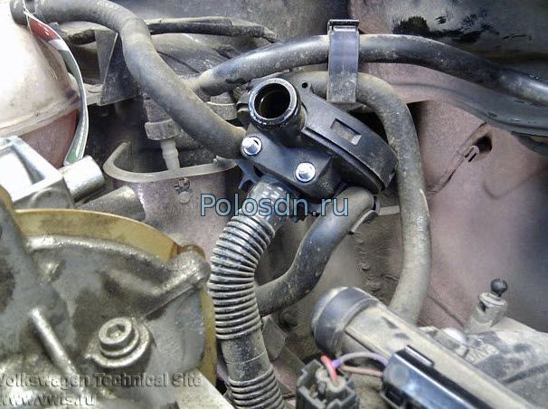 Очистка системы вентиляции картера двигателя Поло седан