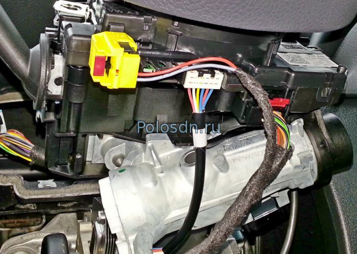 Как снять замок зажигания джетта VW Jetta с 2010 года установка сигнализации - бесключевой обход