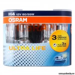 фото Лампа цоколь H4 ULTRA LIFE 2 шт Osram